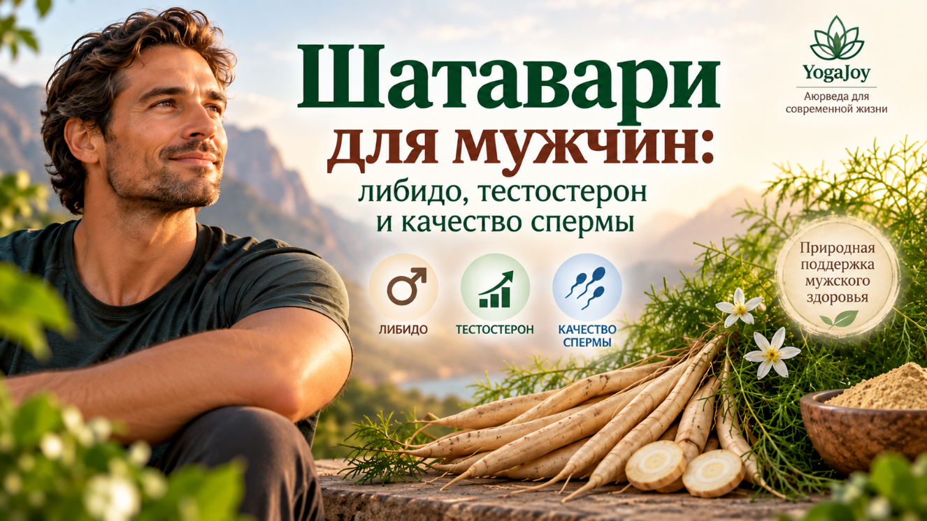 Шатавари для мужчин: либидо, тестостерон и качество спермы