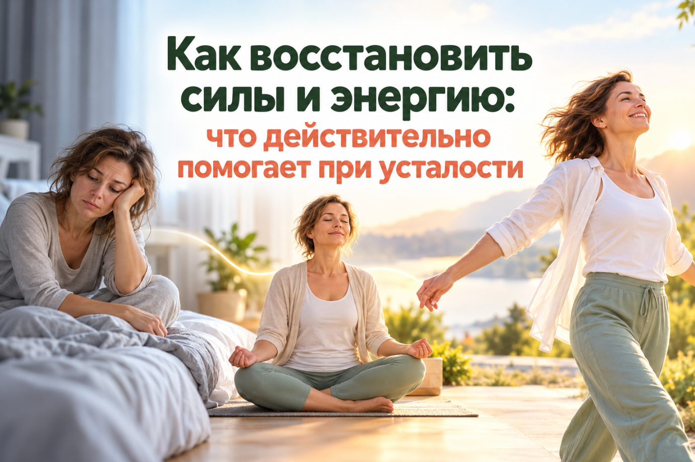 Как восстановить силы и энергию: что действительно помогает при усталости