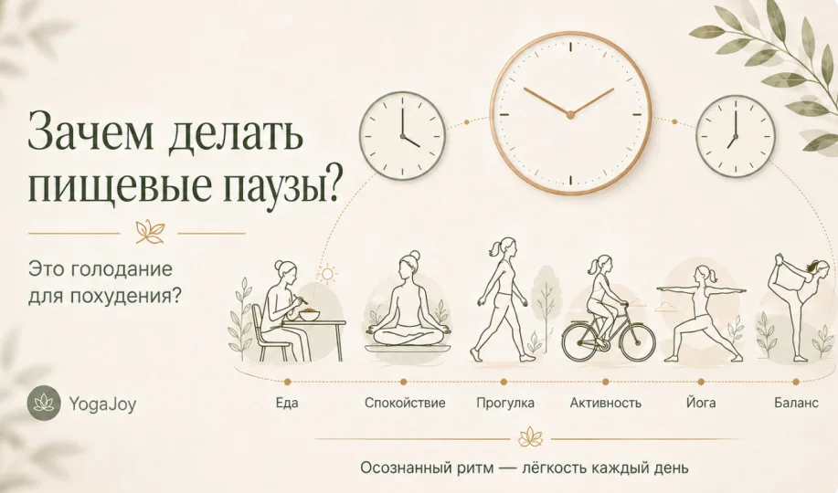 Зачем делать пищевые паузы? Это голодание для похудения?