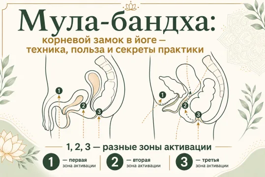 Мула-бандха: корневой замок в йоге — техника, польза и секреты практики