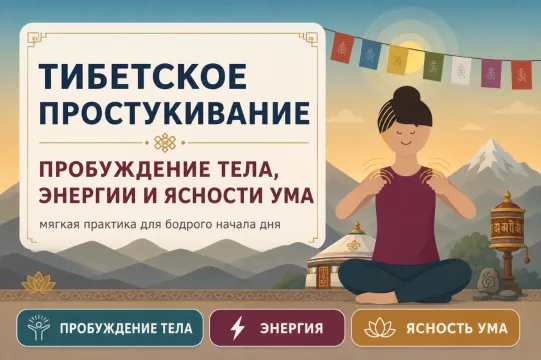 Тибетское простукивание — пробуждение тела, энергии и ясности ума