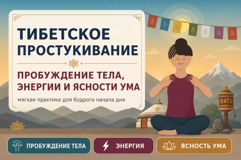 Тибетское простукивание — пробуждение тела, энергии и ясности ума