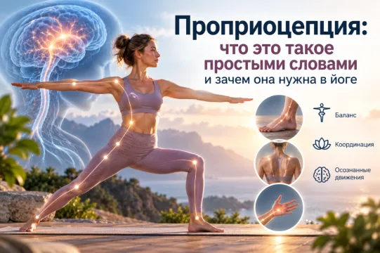 Проприоцепция: что это такое простыми словами и зачем она нужна в йоге