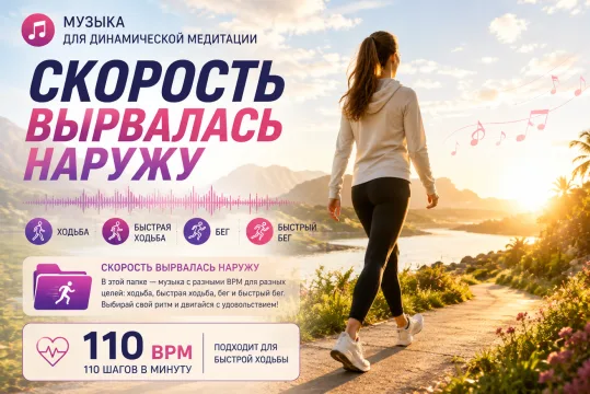 Музыка для ходьбы 110bpm