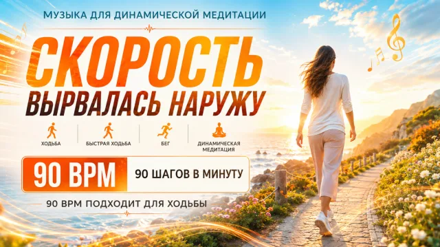 Музыка для ходьбы 90bpm