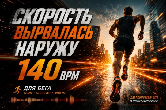 Музыка для бега 140bpm