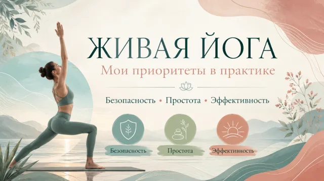 Живая йога: 3 главных принципа моей практики