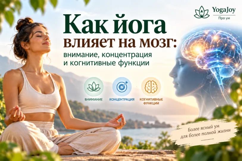 Как йога влияет на мозг: внимание, концентрация и когнитивные функции