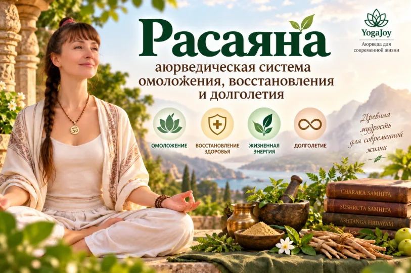 Расаяна: аюрведическая система омоложения, восстановления и долголетия