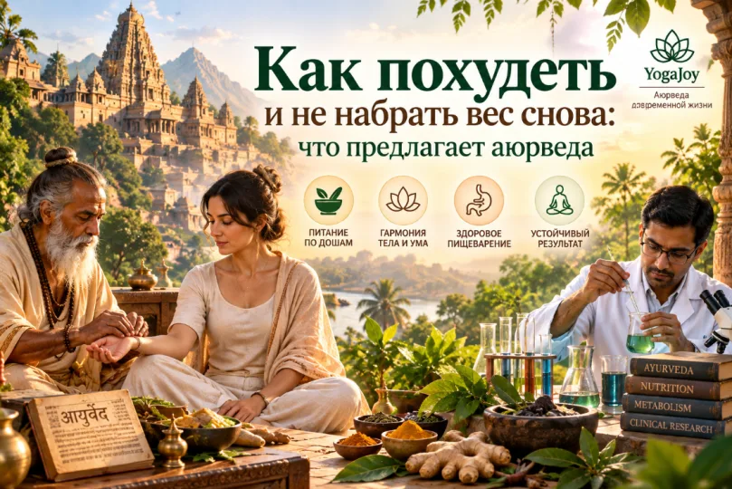 Как похудеть и не набрать вес снова: что предлагает аюрведа