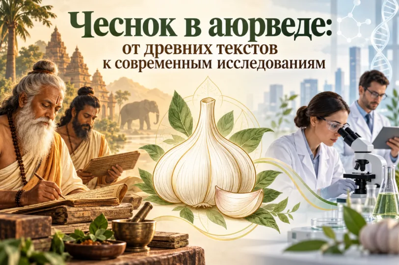 Чеснок в аюрведе: от древних текстов к современным исследованиям