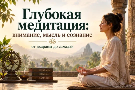 Глубокая медитация: внимание, мысль и сознание — от дхараны до самадхи