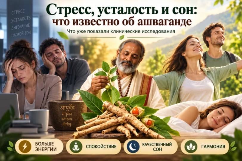 Стресс, усталость и сон: что известно об ашваганде
